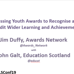 #YLSConf19 - Recognising Wider Learning and Achievement